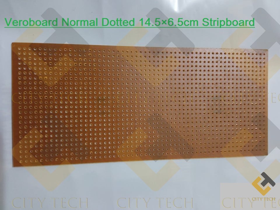 Veroboard Normal Dotted 14.5×6.5cm Stripboard Board PCB Printed Circuit Board For Prototyping Designing Weld Soldering Arduino DIY. 