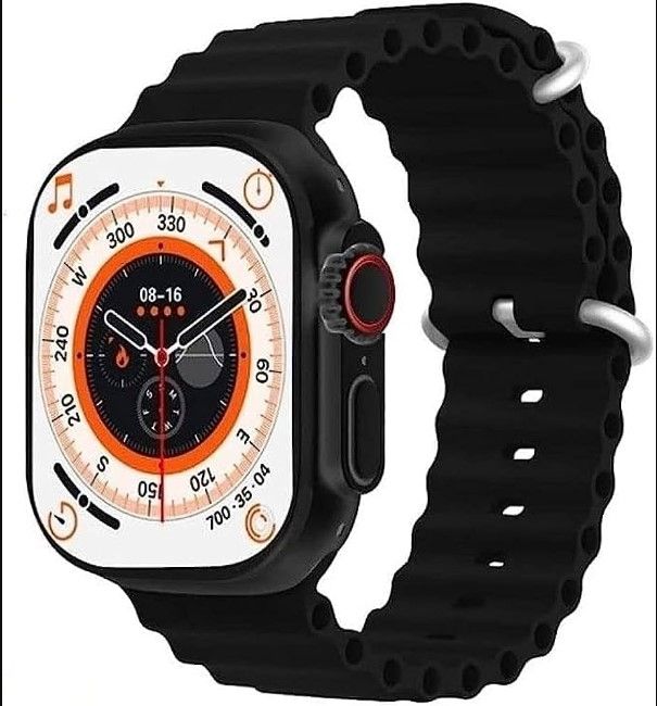 S8 Ultra 4G SIM Supported Android Smart Watch 1GB/16GB – (Body Color-Black with double Straps)