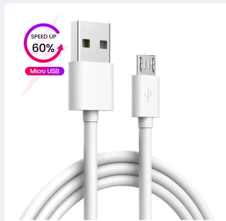 VIVO Charger 100% Original Fast Flash Charger 65W Micro Cable For Android Charger V8 USB/Data Line. 