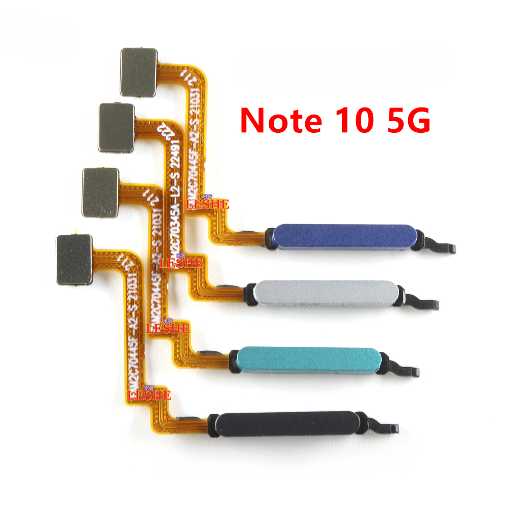 For Xiaomi Redmi Note 10 10s 4G 5G Home Button FingerPrint Touch ID Sensor Flex Cable. 