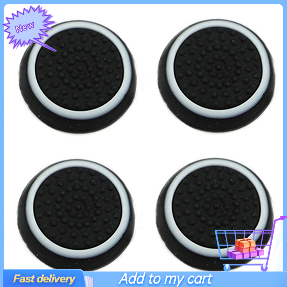 4Pcs Controller Thumb Silicone Stick Grip Cap Cover for PS3 PS4 XBOX ONE. 
