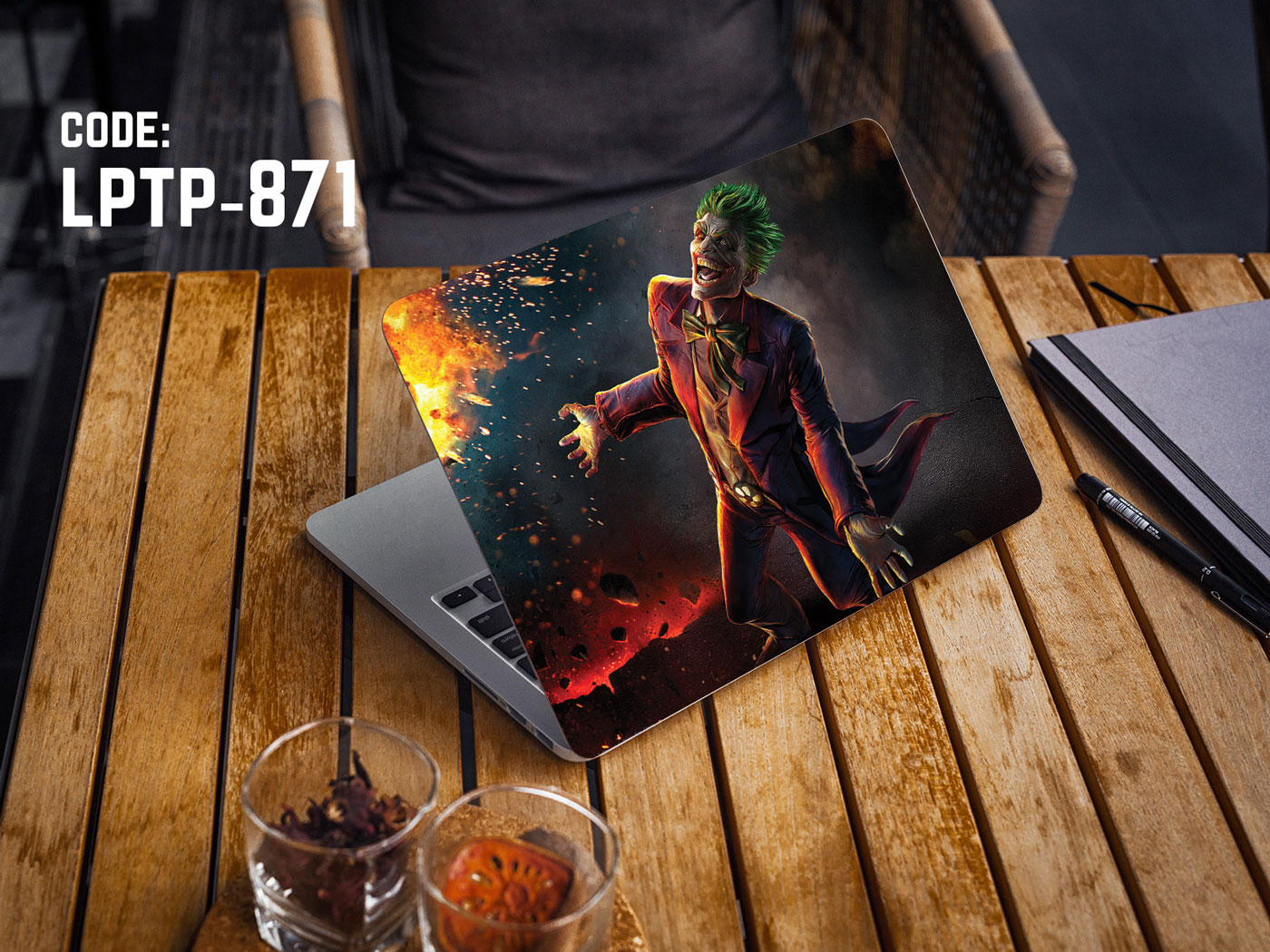 LPTP-871 Infinite Crisis 06 Wallpaper premium quality laptop sticker. 