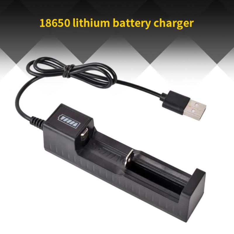 1Pc 18650 Battery Charger USB Battery Adapter / LED Smart Chargering For Rechargeable Batteries