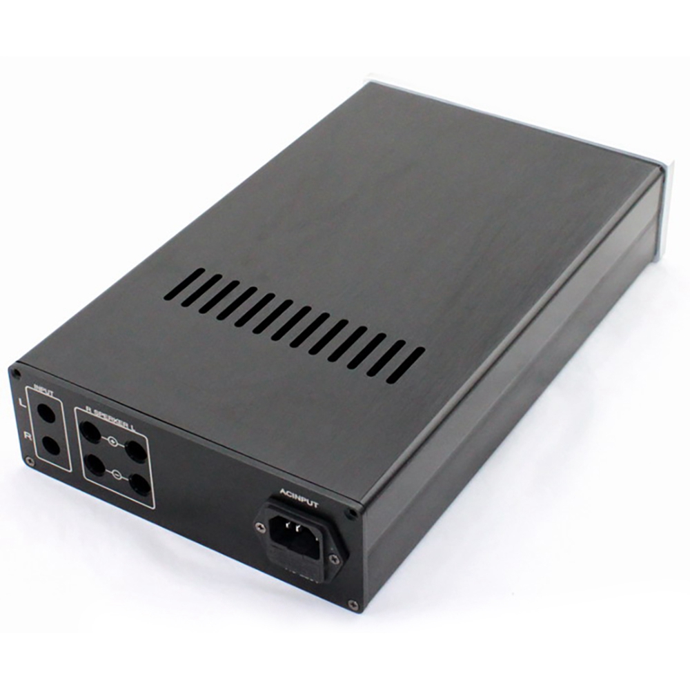 Amplifier Housing,LM3886 All Aluminum Amplifier Chassis DIY Audio Amplifier Housing with Power Outlet. 