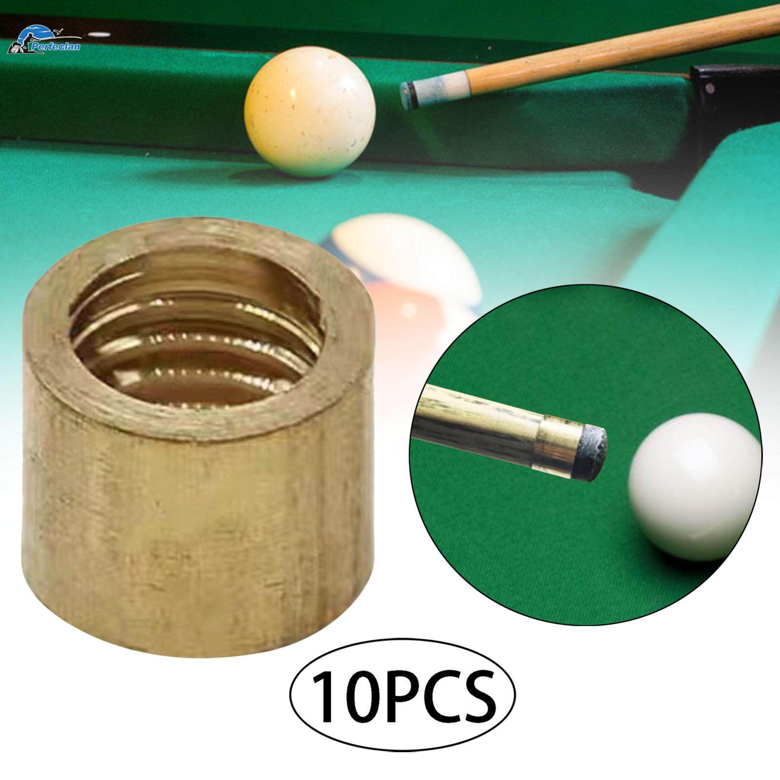 10x Billiard Cue Ferrules Billiard Cue Head Repair Billiard Cue Stick Ferrule Pool Cue 9.5mm. 