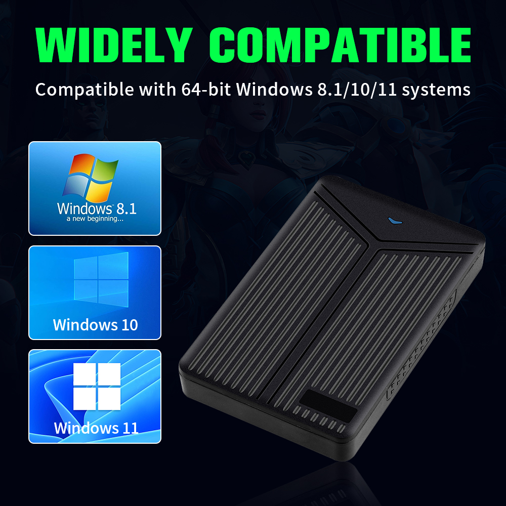 5TB Gaming Hard Drive With Retro/AAA Games Hyper Base Mix Retrobat Launchbox Playnite Game HDD For PS4/PS3/PS1/Switch/WIIU/N64. 