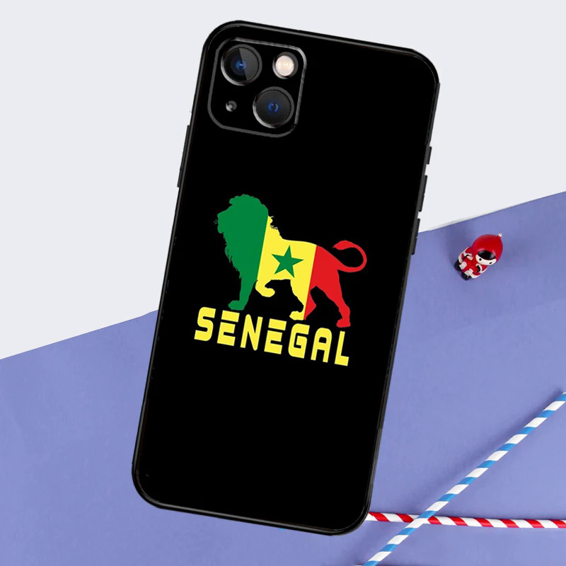 【Healer DingD】 Senegal Flag Soft Case For iPhone 15 14 13 12 11 Pro Max XS X XR SE2 7 8 Plus 13 12 Mini Protection Cover. 