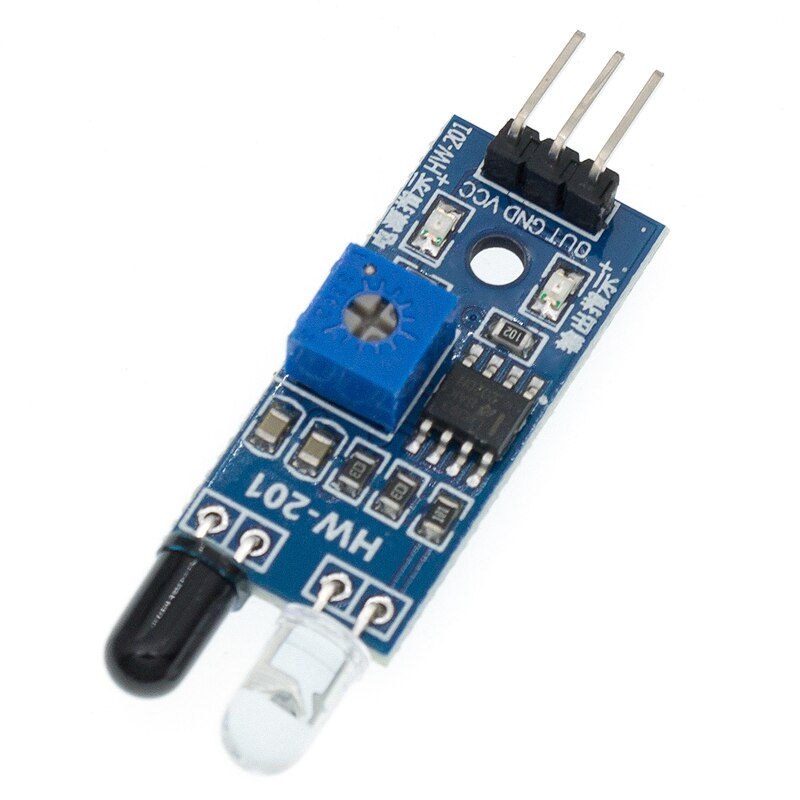 IR Infrared Obstacle Avoidance Sensor Module for Arduino Smart Car Robot 3-Wire Reflective Photoelectric New. 