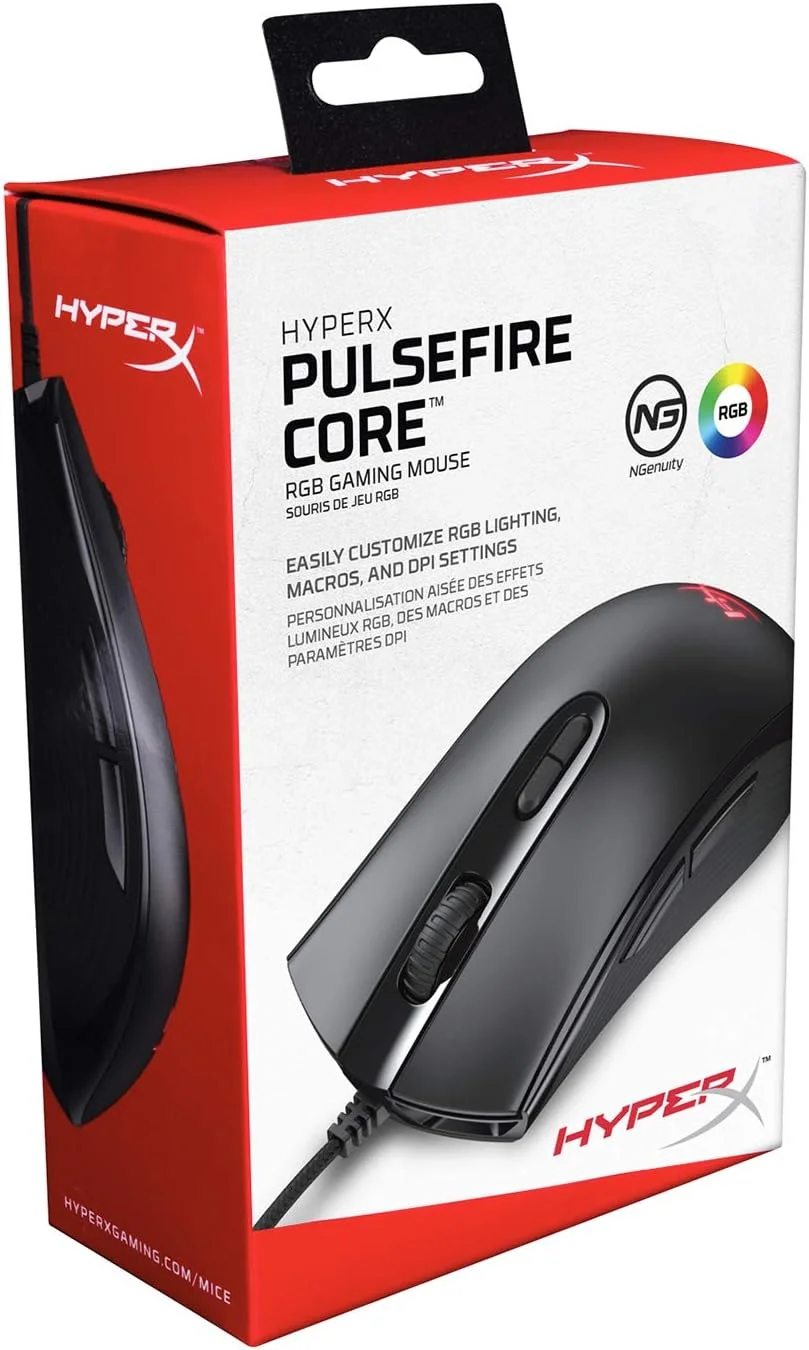 HyperX Pulsefire Core Black Gaming Mouse(4P4F8AA). 
