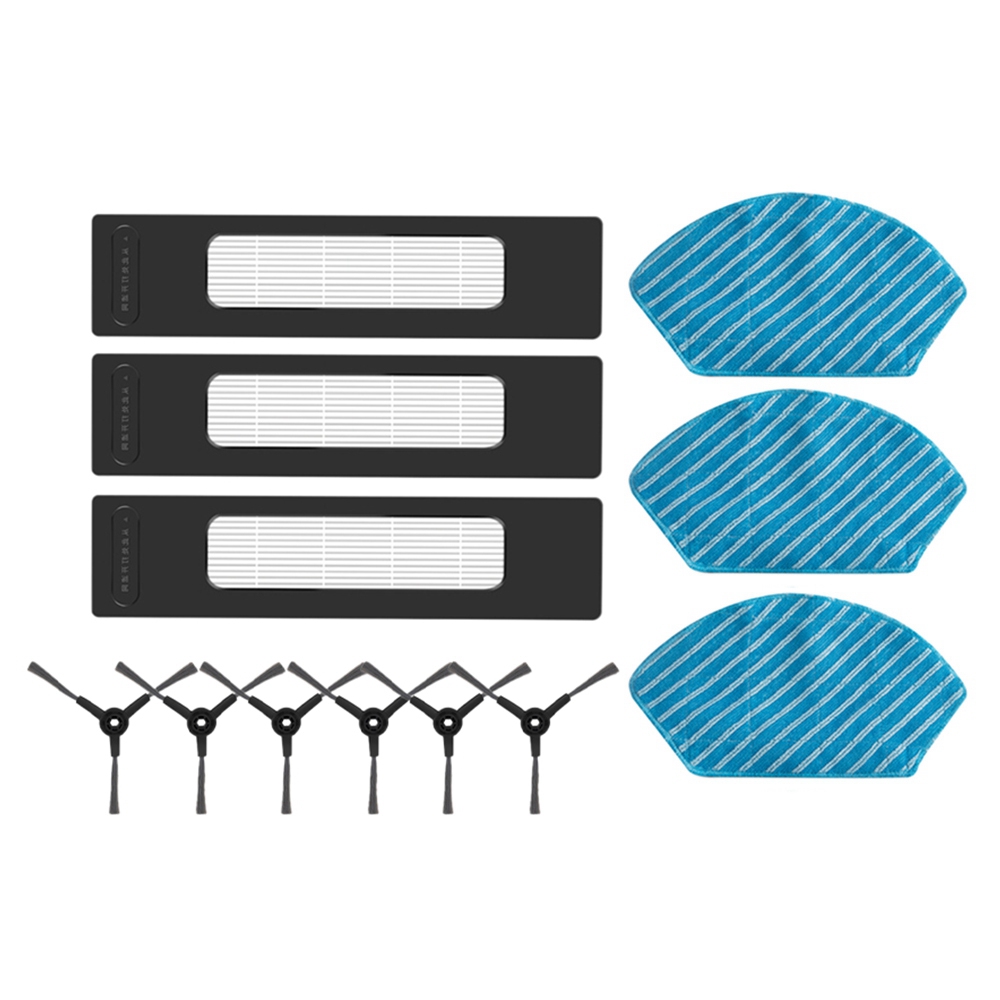 12Pcs for M7 I10 M71CN Robot Side Brush Filter Mops Cloth