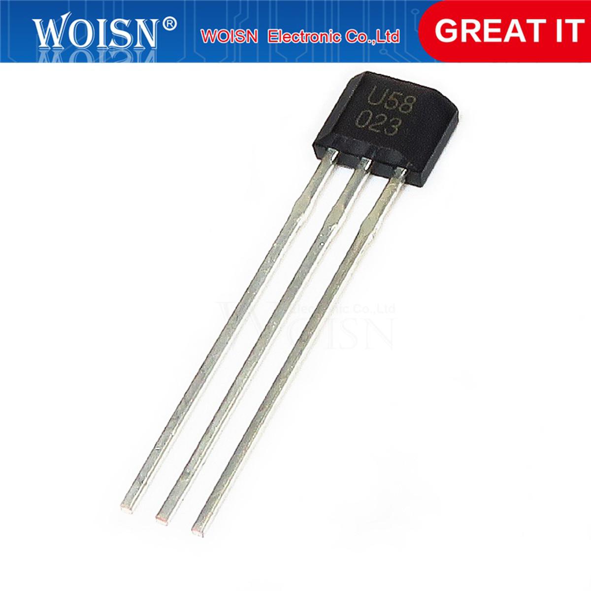 10pcs/lot US5881 US5881E US5881EUA US5881KUA U58 TO-92UA Hall Sensor In Stock