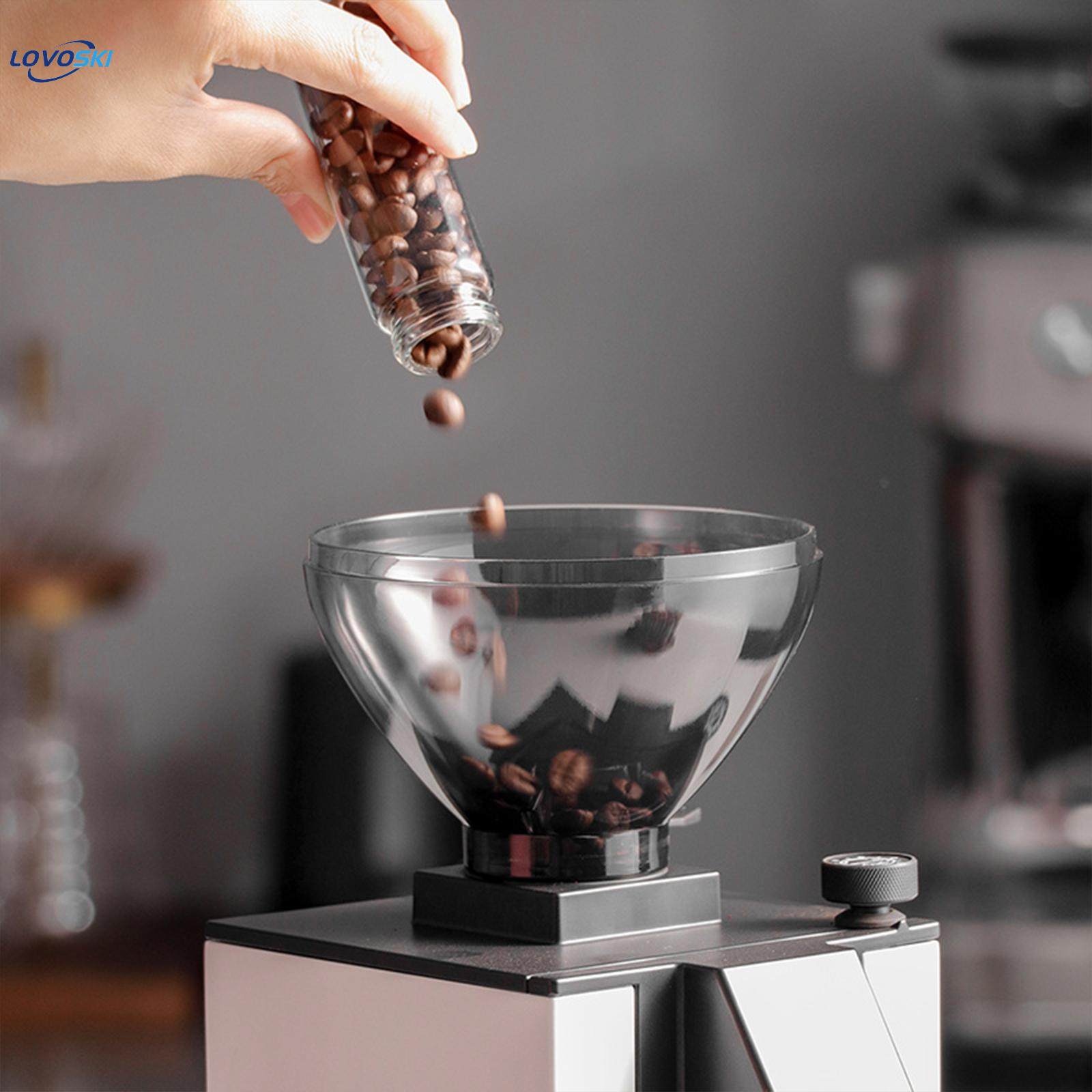 Coffee Bean Dispenser with Display Rack for Coffee Shop Countertop Bar. 