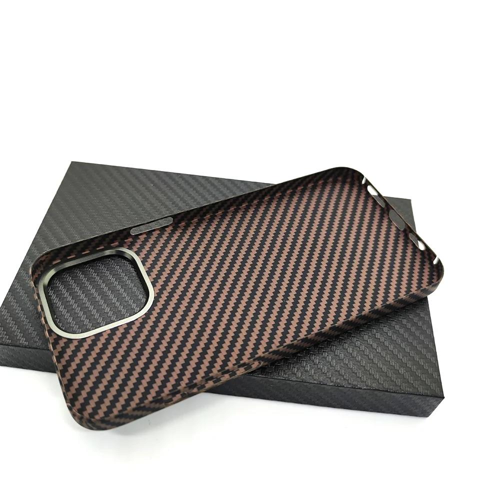 Carbon fiber case for iPhone 12 pro15 14 13 pro max case Ultra-thin Aramid fiber phone Cover for iPhone 13 pro15 14 12 pro max. 