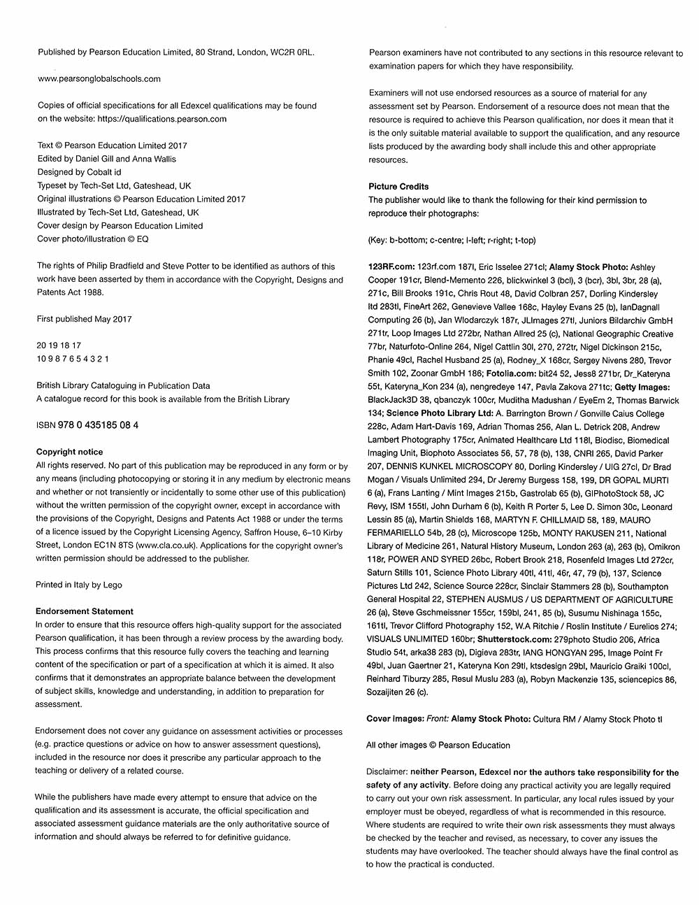 Edexcel International GCSE (9-1) Biology Student Book. 