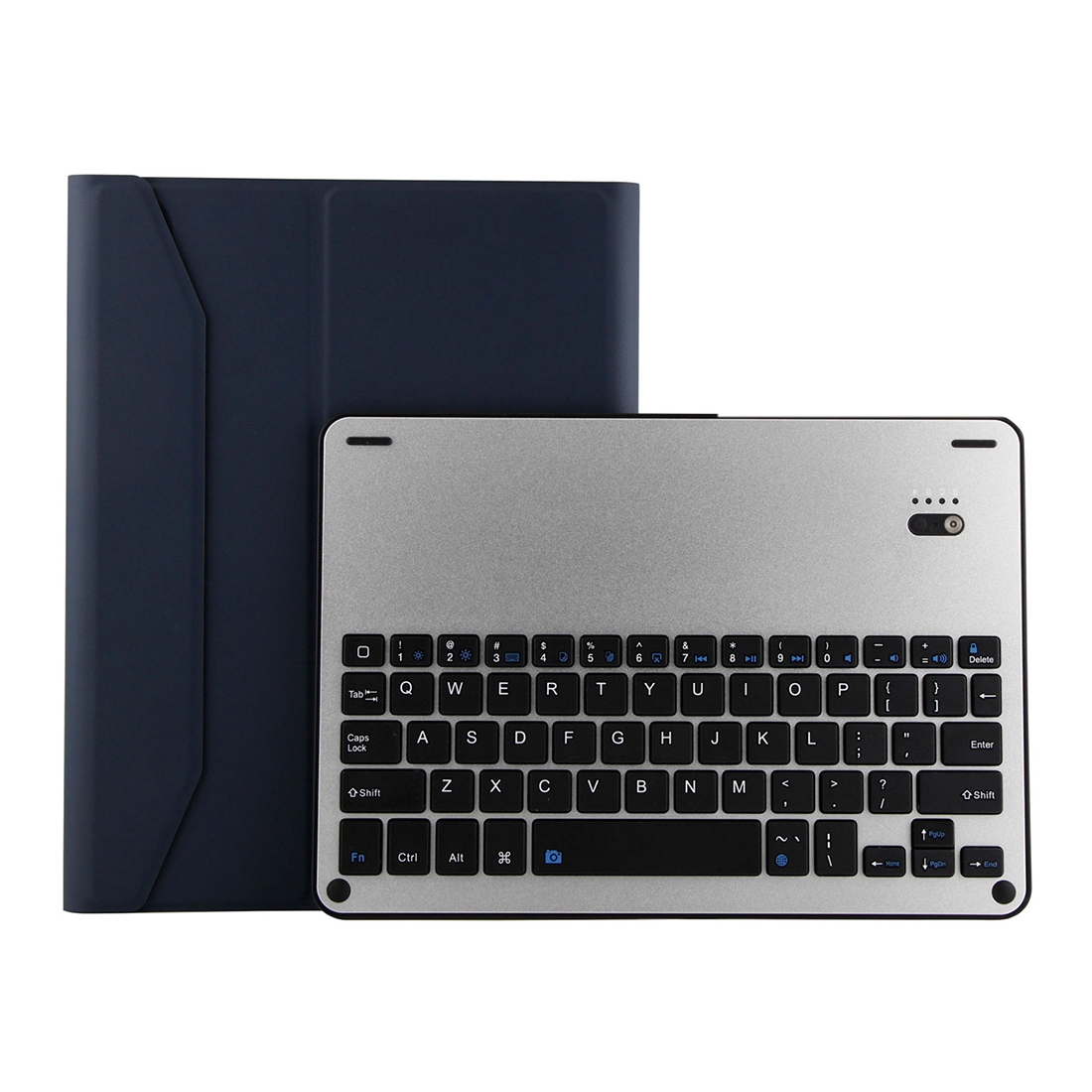 FT-1038E Detachable Bluetooth 3.0 Aluminum Alloy Keyboard + Lambskin Texture Leather Case for iPad Air / Air 2 / iPad Pro 9.7 inch, with Pen Slot / Water Repellent / Three-gear Angle Adjustment / Magnetic / Sleep Function