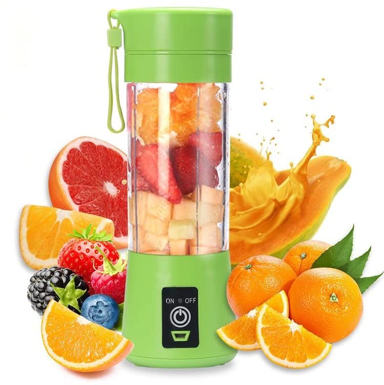 Mini  Rechargeable Portable Electric Fruit Juicer - Smoothie Maker - Blender Machine. 