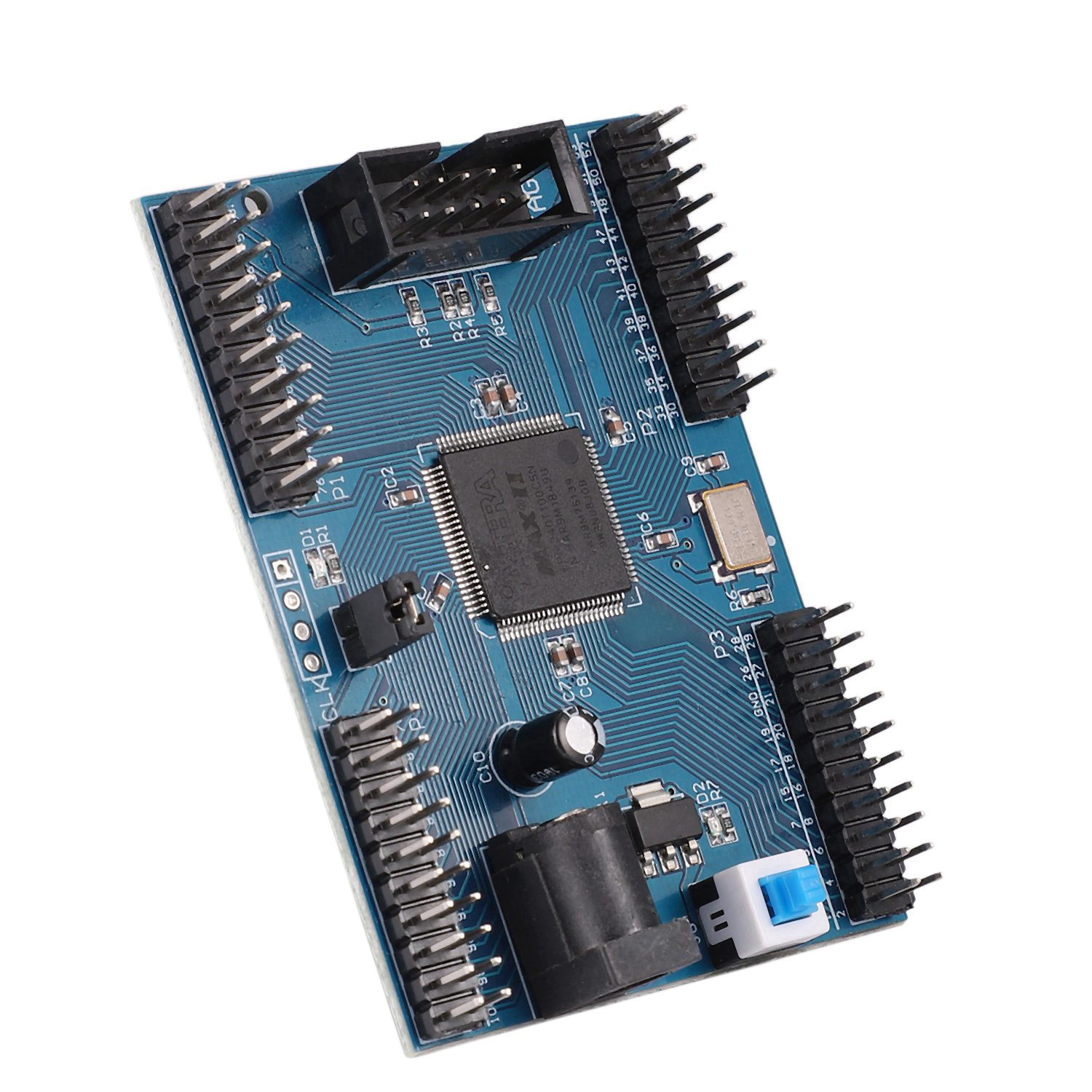 Altera MAX II EPM240 CPLD Test Panel-1 x Altera EPM240T100C5 (MAXII) CPLD Development Board-Blue. 
