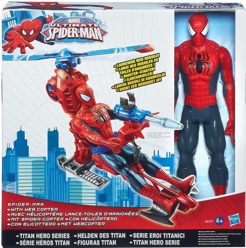 Hasbro A6747E27 Spider-Man Giant Action Figure with Spidercopter