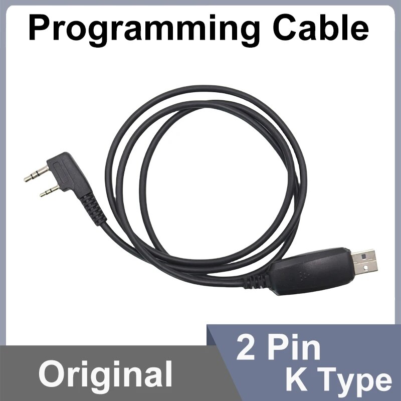 USB Programming Cable Quansheng UVK5 UVK6 5RPlus Baofeng 18Pro 13Plus 17Plus V2 Programming Cable CD Software Radio Accessories. 