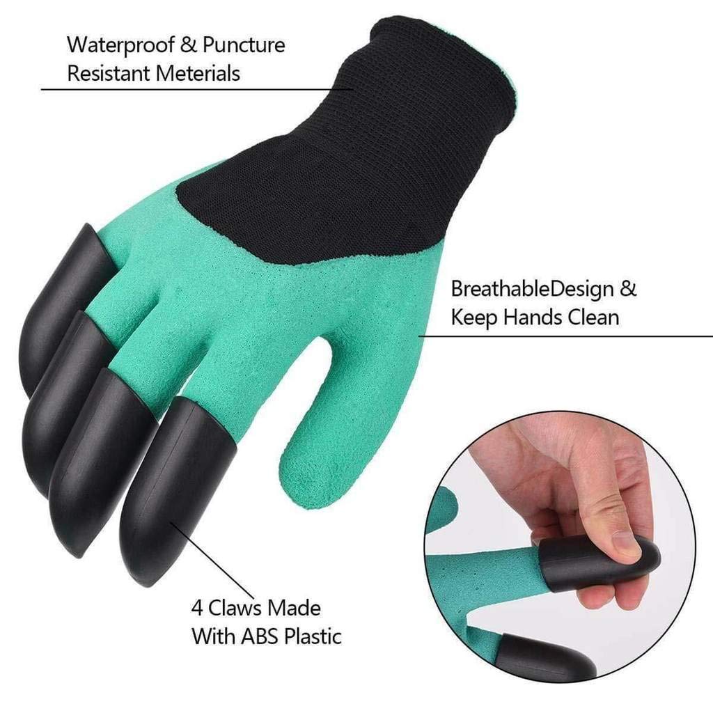 Gardening Gloves, Thorn Resistant Safe Garden Gloves for Pruning Roses Gardening Tools 1 pair. 