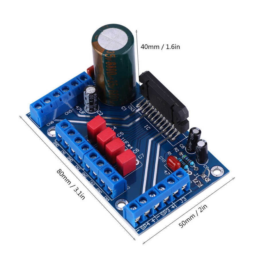 TDA7388 4 Channels Audio Power Amplifier Board 4x41W BTL Car Amp RH. 