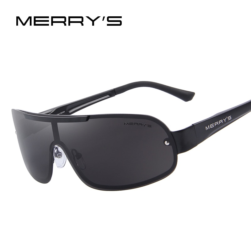 MERRY'S Fashion Classic Polarized Sunglasses Men Brand Designer HD Goggle Men's Integrated Eyewear Sun glasses UV400 S'8616. 