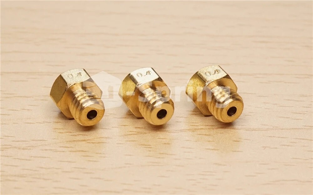 MK8 Nozzle Copper (NOT Brass) 0.2-2.0mm CR10 - for 3D Printer Creality Cr-10 Cr-10s Cr10s Ender 3 Hotend Extruder 1.75mm 3mm. 