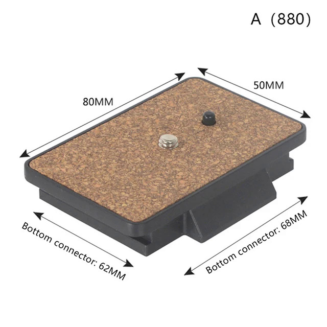 Camera Plate Quick Release Plate Universal Tripod Plate Monopod Mount Adapter For 998 691 Tripod SLR Camera. 