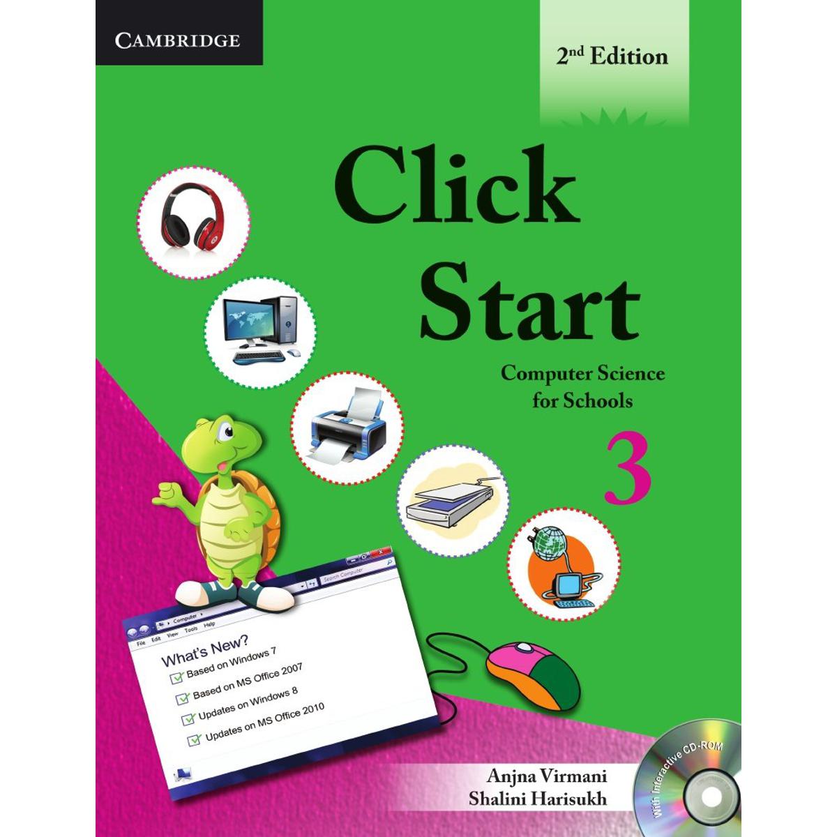 Click Start Level 3 Student's Book with CD-ROM: Computer Science for Schools (CBSE - Computer Science) Paperback