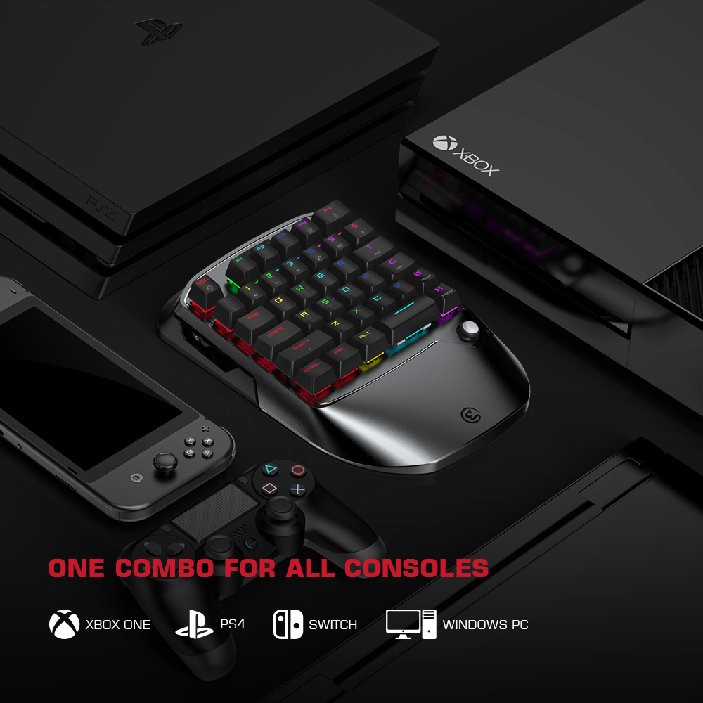 GameSir VX2 AimSwitch Gaming Keyboard Mouse and Adapter for Xbox Series X/S, Xbox One, PS4, Nintendo Switch Video Game Console. 