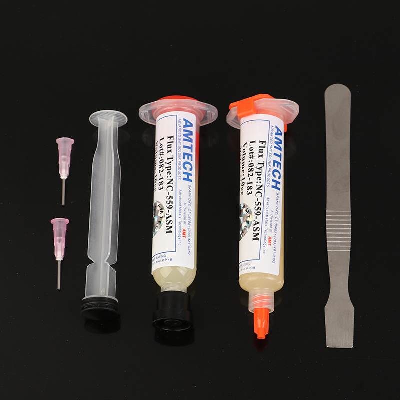 1 Set Solder Flux 10cc Flux NC-559-ASM-UV Solder Paste For Phone LED BGA SMD PGA PCB Repair + Needles Rework Tools Tetuo. 