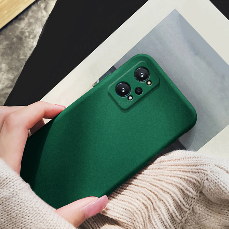 Cover Per Realme GT 2 PRO – Custodia In TPU Morbida Antiurto, Ultra Sottile, Colore Verde