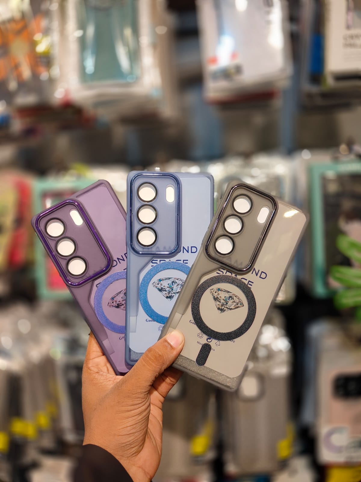 For Tecno Camon 40 Matte Transparent Magsafe Print Premium TPU Case Mobile Back Cover Casing-EFH. 