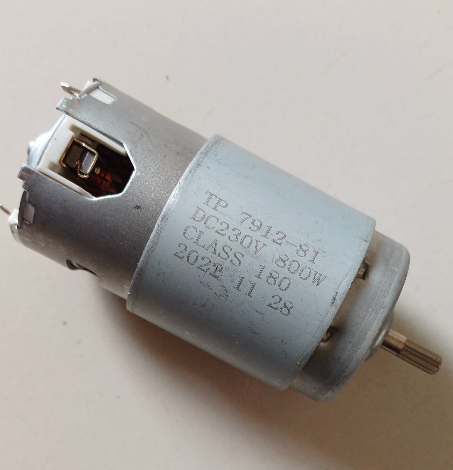800W Generator Motor TP 7912-81 DC 230V CLASS 180 2022 11 28 Dynamo Generator Motor 230V+ADRS 775 DC Motor 12V-18V, 21000 RPM 5mm Shaft Front and Back End Ball Bearing Motor-Combo-Real Experiment. 