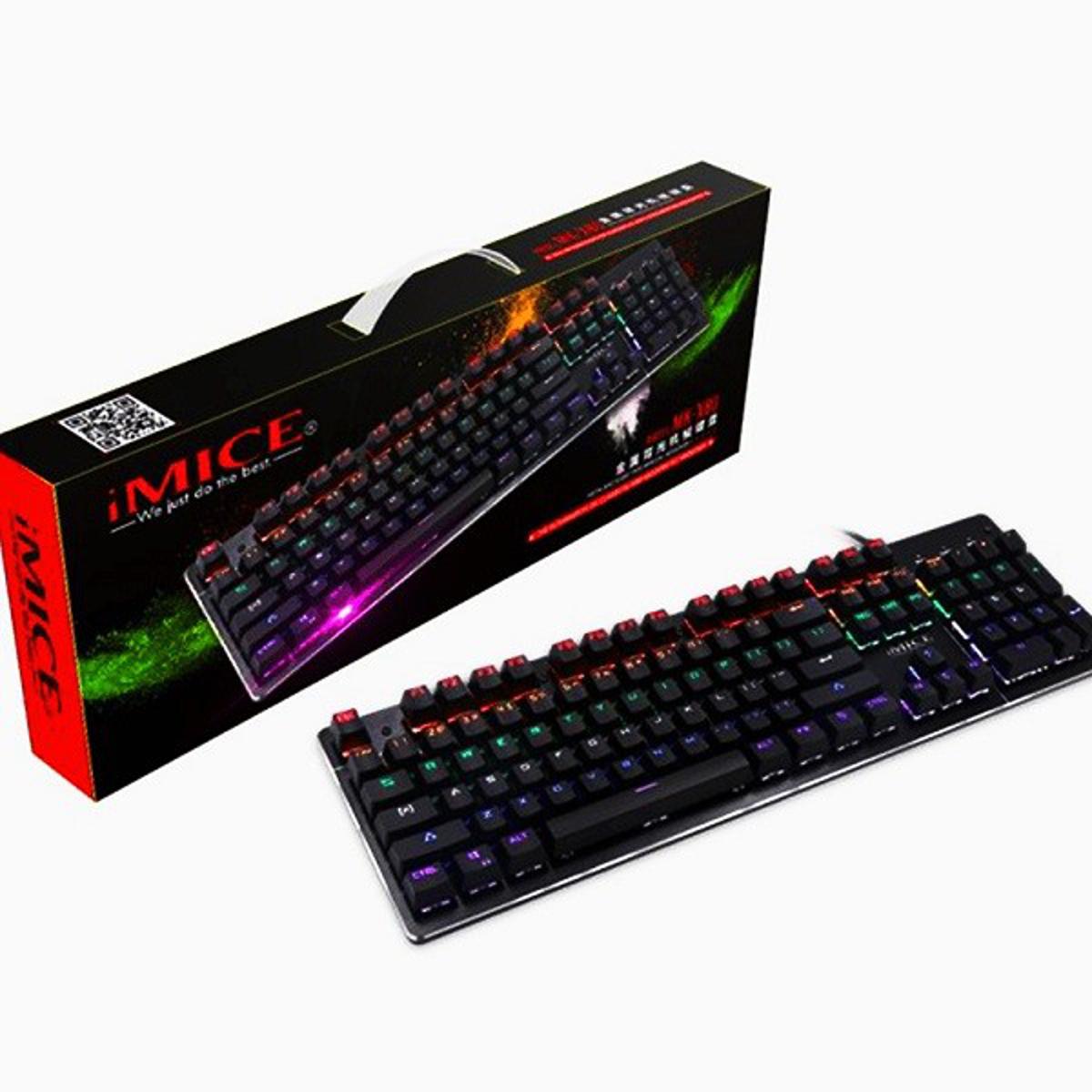 iMICE AK-600 Wired USB Luminescent RGB Lingting Gaming Keyboard For comfortable play, best gaming experience, Beautiful Design