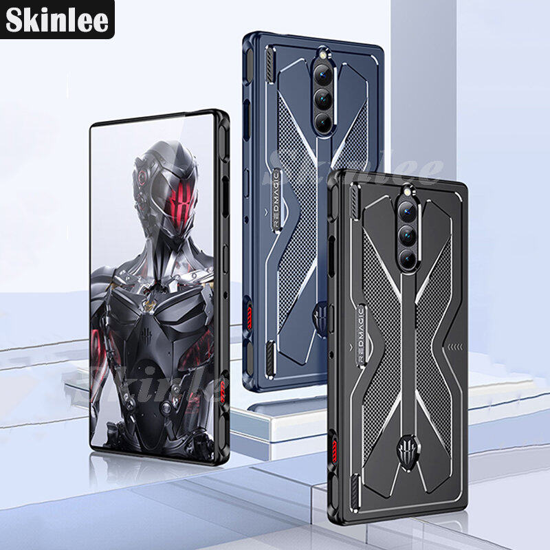 Phone Case Nubia Red Magic8 Pro Plus Back Cover Ultra-thin Shockproof Cross Design Heat Dissipation All Inclusive Soft Casing for Redmagic 8 + 8 Pro Cover Cases. 