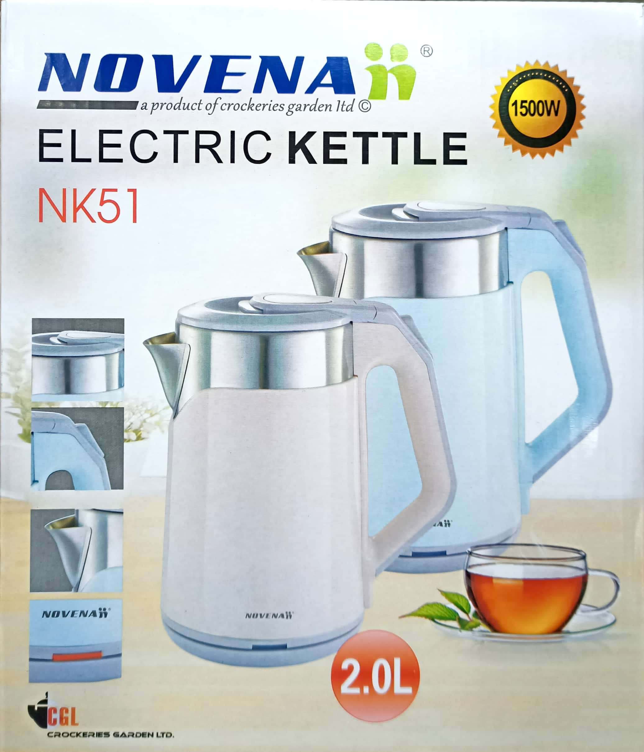 NOVENA Automatic Electric Kettle 2. Ltr. NK51