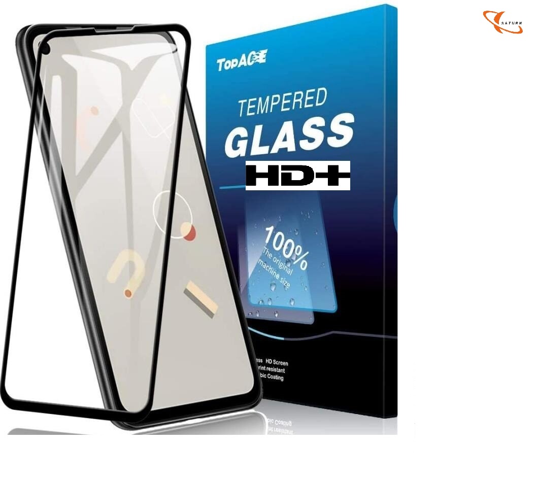 Google Pixel 4A 5G Tempered  Glass Screen Protector Gorilla Transparent 6D/9D/11D-Black. 