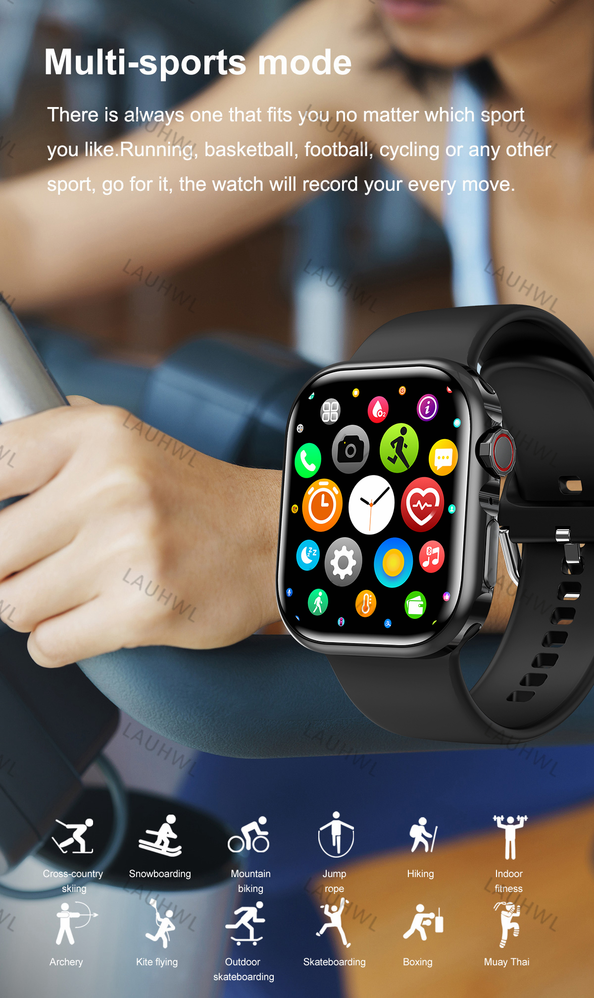 New Smart Watch PK IW9 Watch 9 BT Call Wireless Charging Fitness Tracker Calculator Series 9 motion Smartwatch For Apple Andriod. 