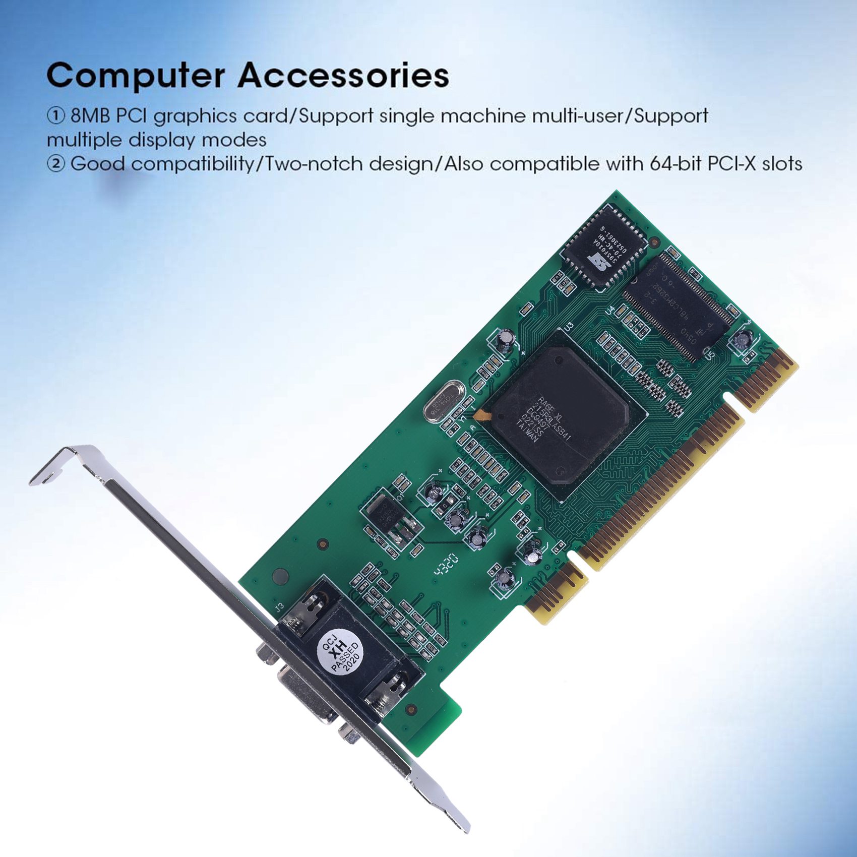 RAGE XL 8MB PCI VGA Desktop Computer PCI Image Adapter. 