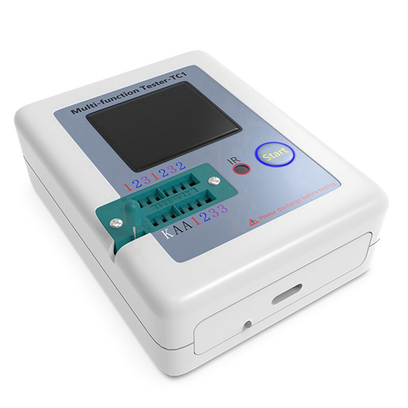 LCR TC1 1.8 Inch Multifunctional TFT Transistor Tester LCD Display Multimeter Transistor Tester Diode Triode Capacitor Resistor Test Meter. 