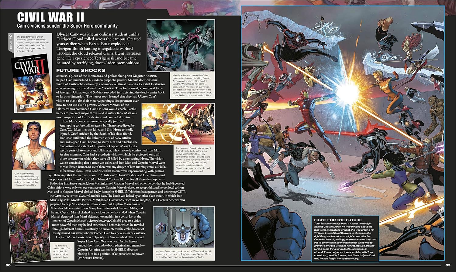 Marvel Encyclopedia New Edition by Stephen Wiacek. 