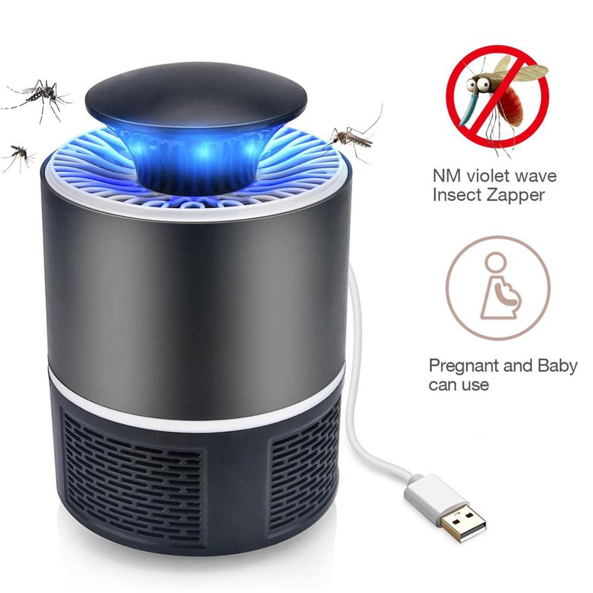 NOVA Mosquito Killing Lamp Mosquito Killer Trap Moth Fly Wasp LED Night Light Lamp Bug Insect Lights Killing Pest Zapper Repelled Black: NOVA. 