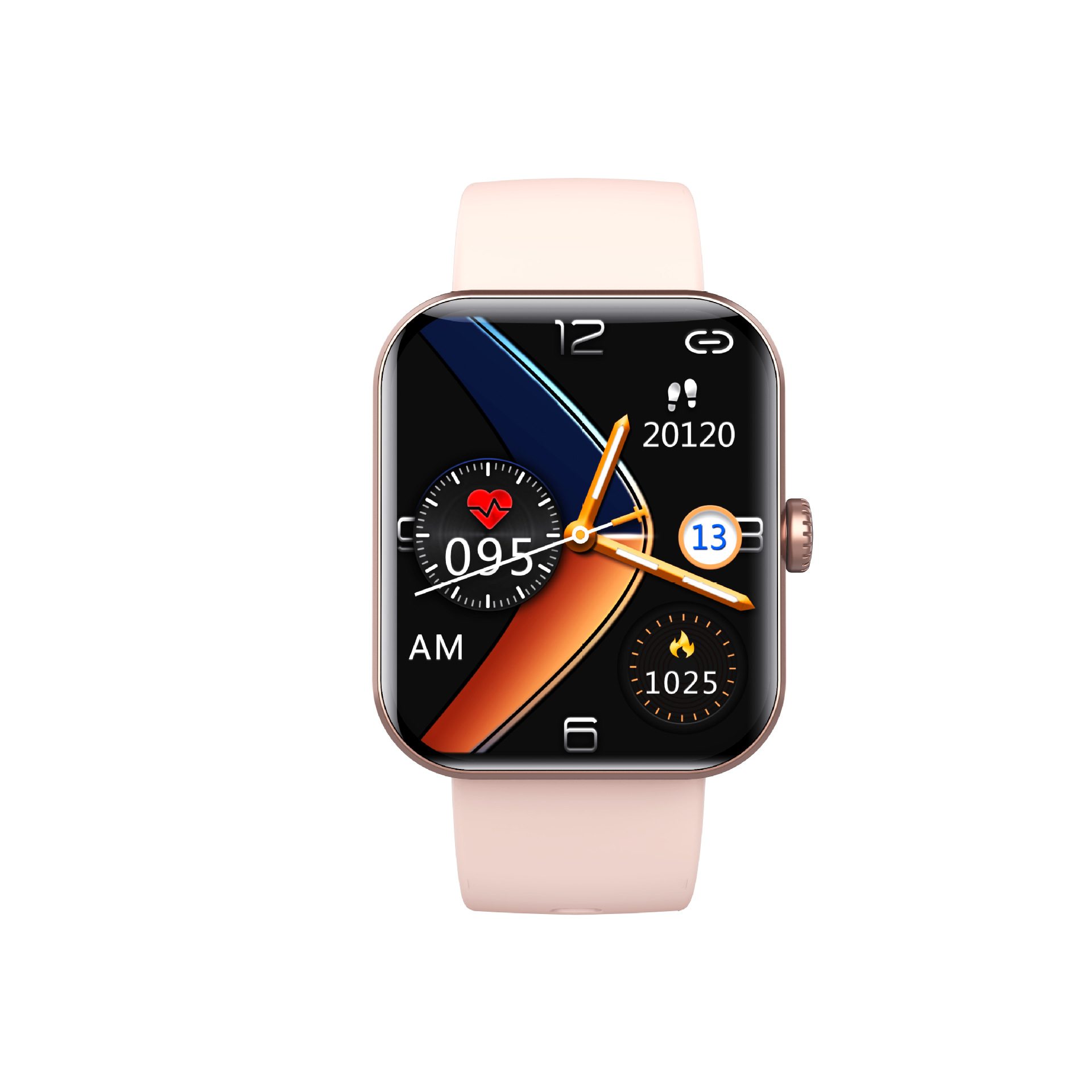 The new cross-border F57L smart watch body temperature, heart rate, blood oxygen information reminder, step counting, smart bracelet, sports watch. 