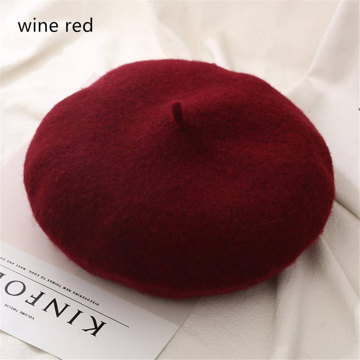Women Winter Wool Beret Hats French Hat 