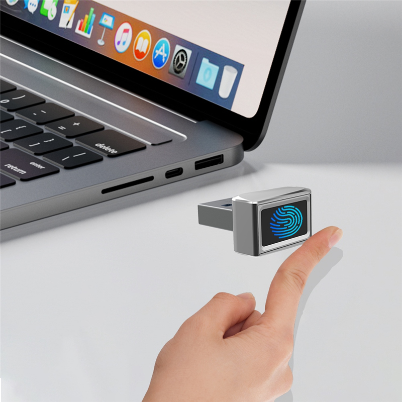 USB Fingerprint Reader Module for Windows 7 10 11 Hello Biometric Scanner Padlock for Laptops PC Fingerprint Unlock. 