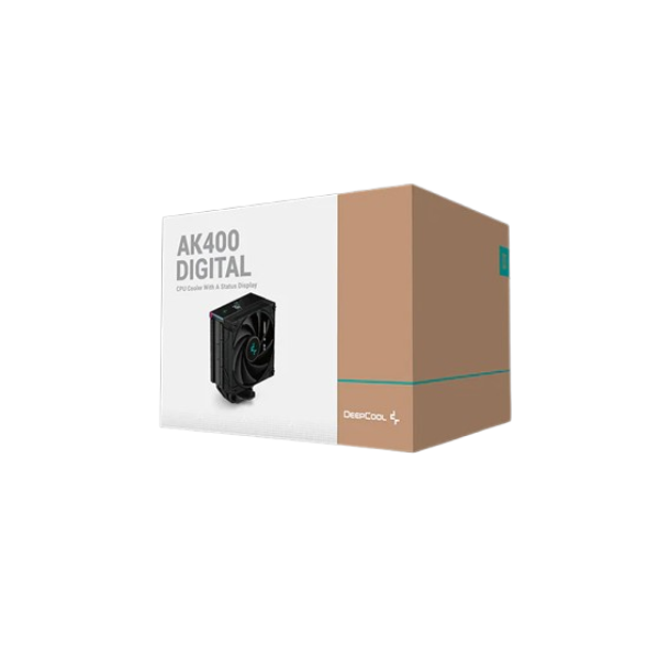 DeepCool Ak400 Digital Zero Dark ARGB LED Air CPU Cooler
