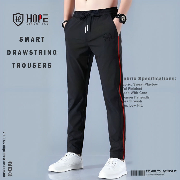 Men’s Smart Drawstring Trouser