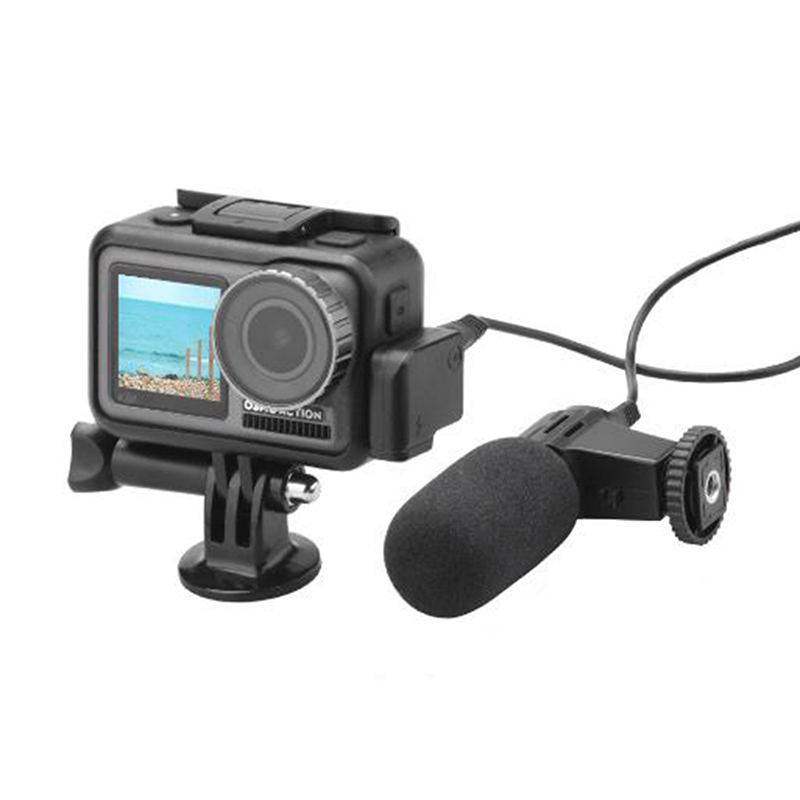 Original DJI CYNOVA Osmo Action Dual 3.5mm USB-C Adapter for OSMO Action Camera Hudduo. 