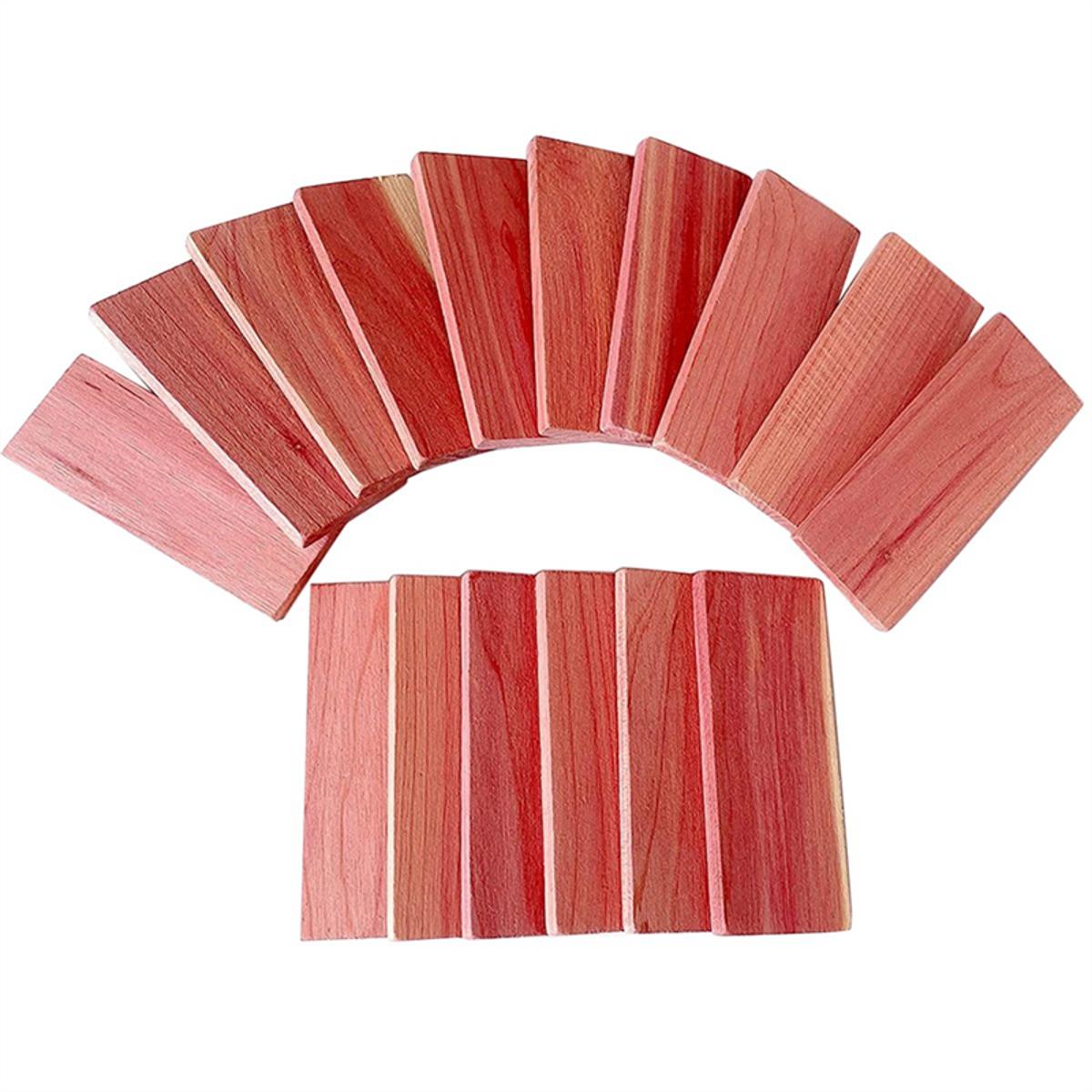 32 Pack Cedar Blocks for Closet,Red Cedar Blocks for Storage, Aromatic Cedar Blocks for Closet and Drawer